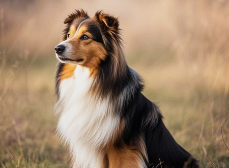 <p>　　喜乐蒂牧羊犬原产苏格兰，因产地原因得名Shetland