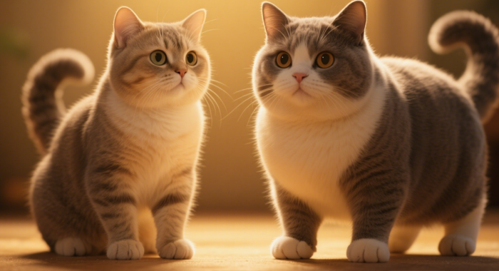 曼基康矮脚猫 VS 英短，谁才是你的梦中情猫？